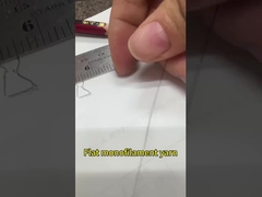 Synthetische monofilamentgarens van platte vorm van polyamide nylon