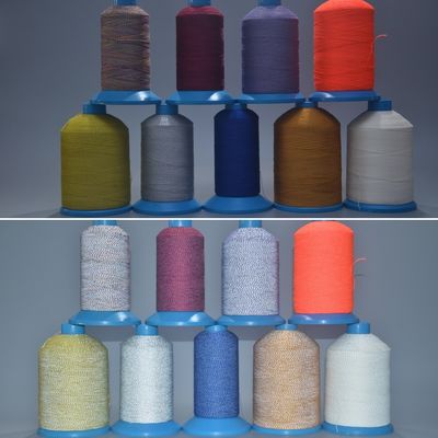 0.2MM Natuurgrijze kleur Hoge lichtreflecterende streep Reflecterende draad Reflecterend garen