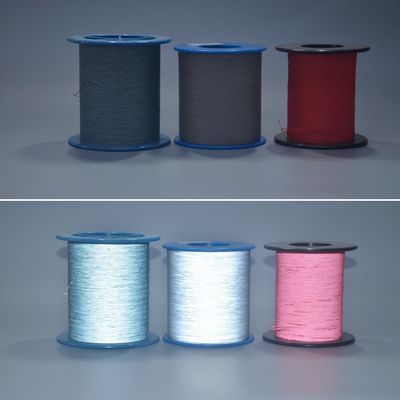 0.3MM Natuurlijk grijze kleur Hoge lichtreflecterende strook Reflecterende draad Reflecterend garen
