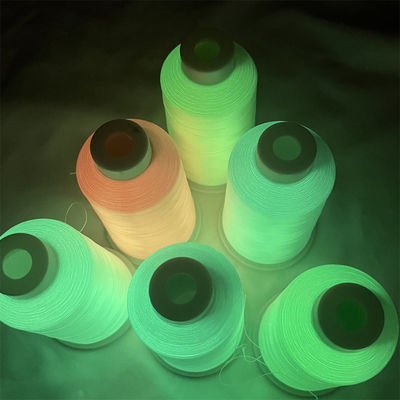 Glow In The Embroidery Donker garen Glowing Knitting Garen Polyester Glowing weefgaren