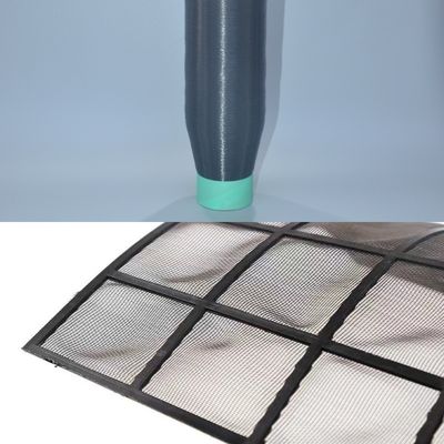 Zwart PP polypropyleen monofilamentgarens 0,15 mm airconditionerfilter