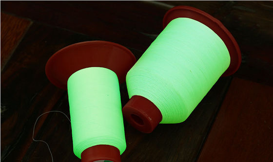 150D Glow In The Dark Garn Crochet Groen Lichtend Borduurdraad