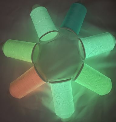 150D Glow In The Dark Garn Crochet Groen Lichtend Borduurdraad