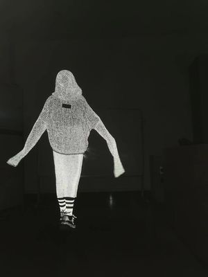 Veiligheidsbekleding Reflectief breien Garens Polyester Reflectief draad Voor breien