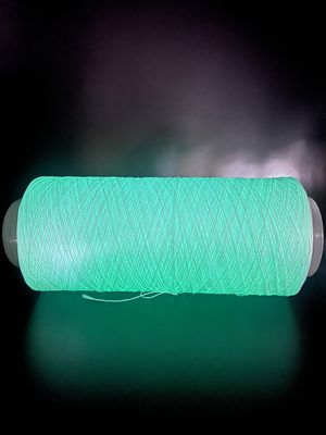 Polyester Fluorescerend Breien Garens Witte Schoenen Boven gloeiend