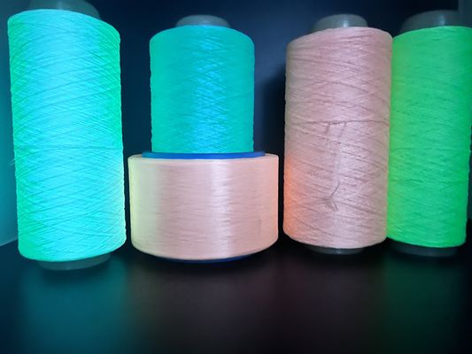 Polyester Glowing Diy Glow Garment FDY Fluorescerend breien schoenen boven