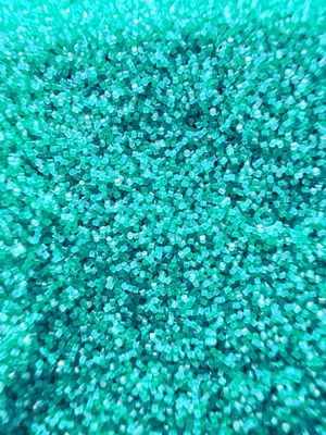 0.4*0.4mm Sandblasting Plastic Geel Kleur Middelgrootte Hoge thermische stabiliteit