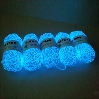 150D 2mm Glow Donker Garen groen Glow In The Dark Knitting Wool
