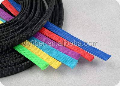 0,22 mm polyestergaren, brandvertragend, zwart polyester monofilamentgaren, uitvouwbare gebreide kous, PET monofilamentgaren