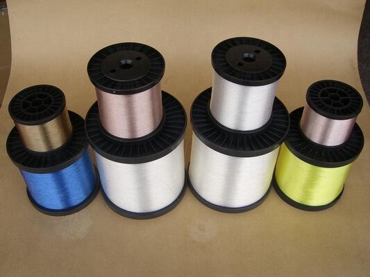 0,22 mm polyestergaren, brandvertragend, zwart polyester monofilamentgaren, uitvouwbare gebreide kous, PET monofilamentgaren
