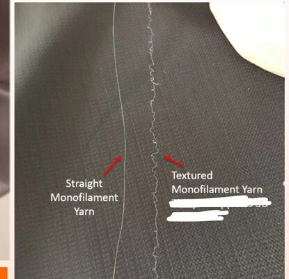 20D 30D twist monofilament garen helderkleurig polyester monofilament garen voor sokken breien monofilament garen